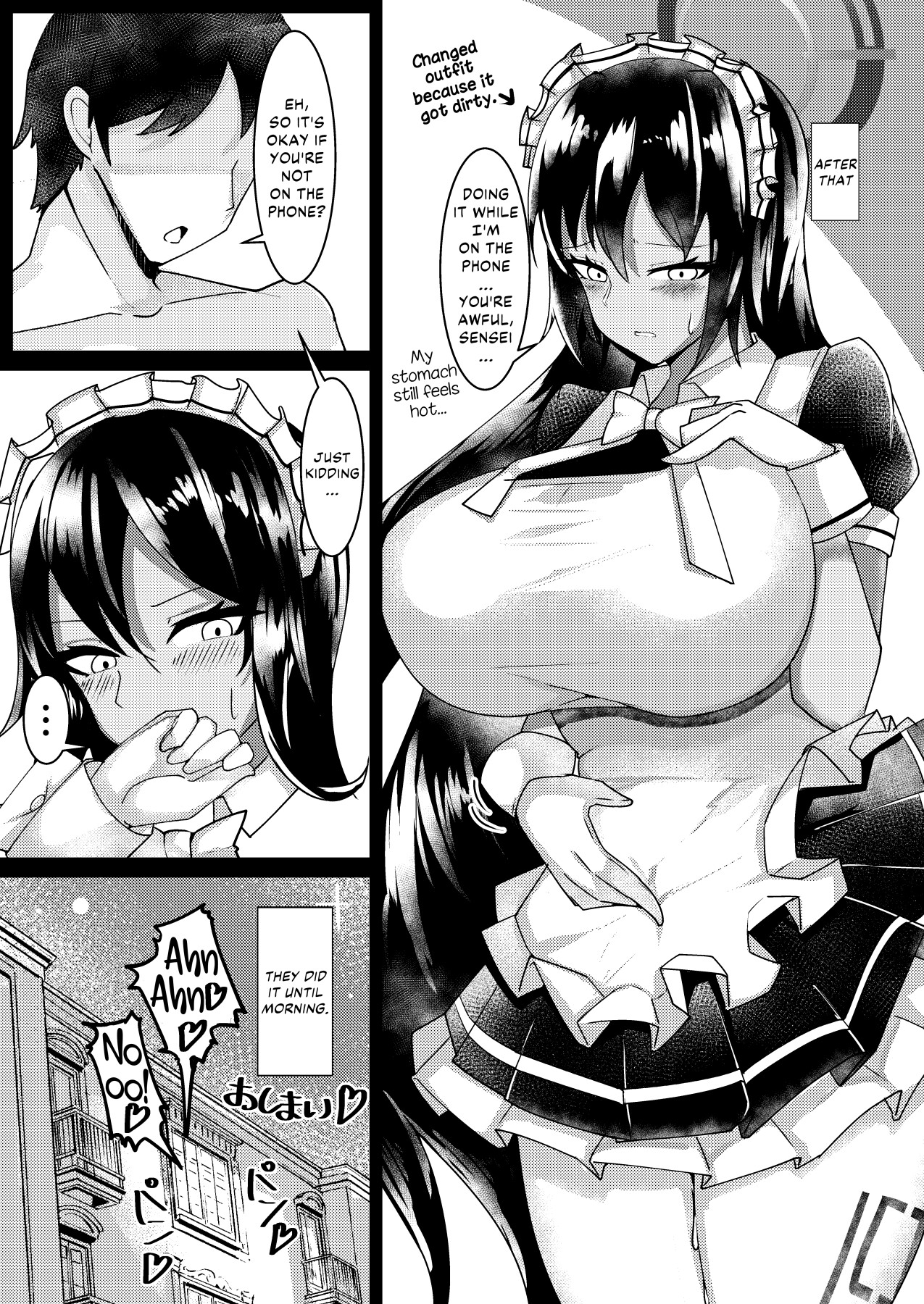 Hentai Manga Comic-Bunny Karin and clothed sex-Read-12